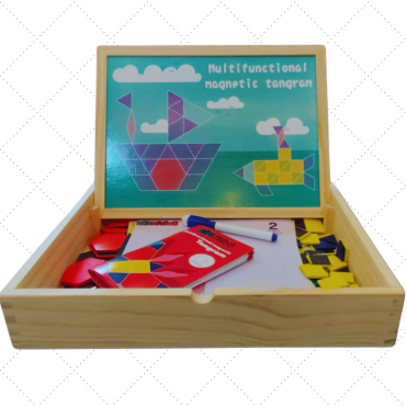 3D Magnetic Tangram Puzzle