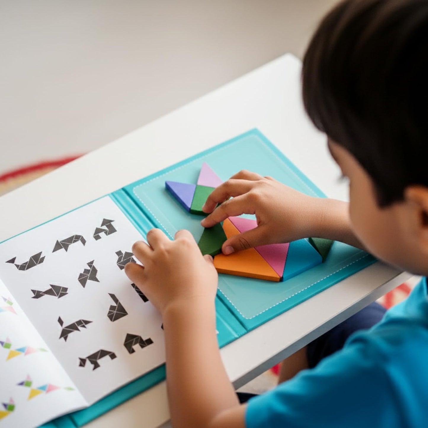 Magnetic Tangram Puzzle Book