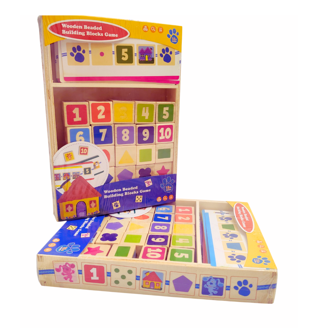 Wooden Lacing & Sequencing toy