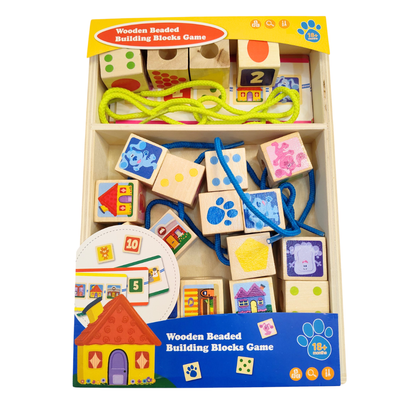 Wooden Lacing & Sequencing toy