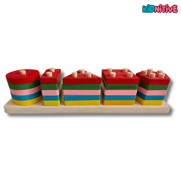 Wooden Color & Shape Sorting