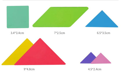 Magnetic Tangram Puzzle Book