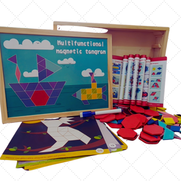 3D Magnetic Tangram Puzzle