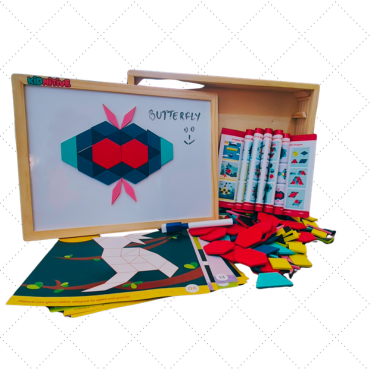 3D Magnetic Tangram Puzzle