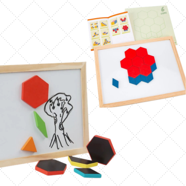 3D Magnetic Tangram Puzzle