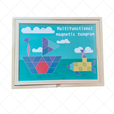 3D Magnetic Tangram Puzzle