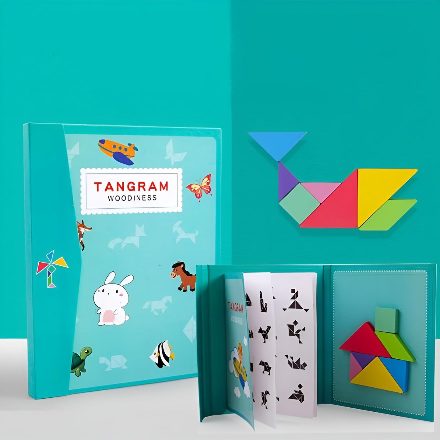 Magnetic Tangram Puzzle Book