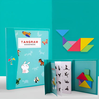 Magnetic Tangram Puzzle Book