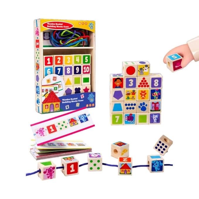 Wooden Lacing & Sequencing toy