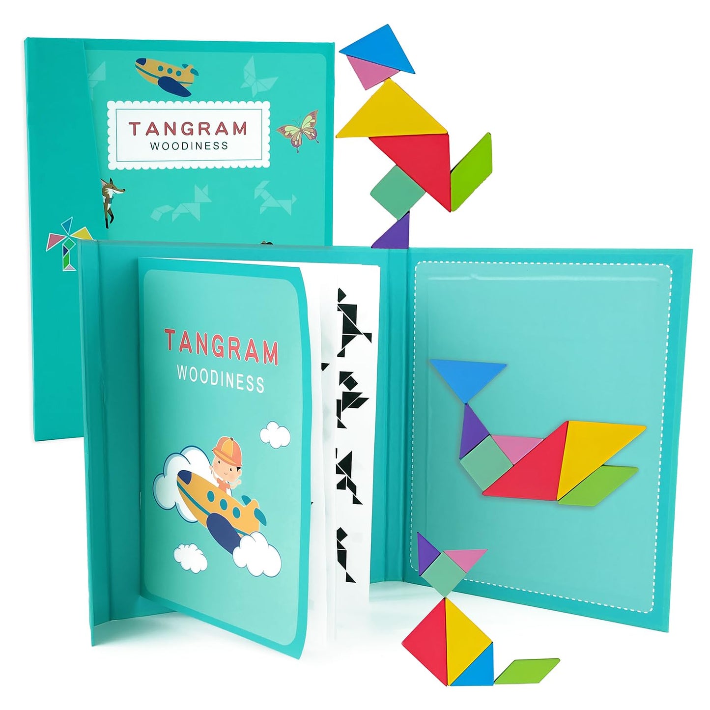 Magnetic Tangram Puzzle Book
