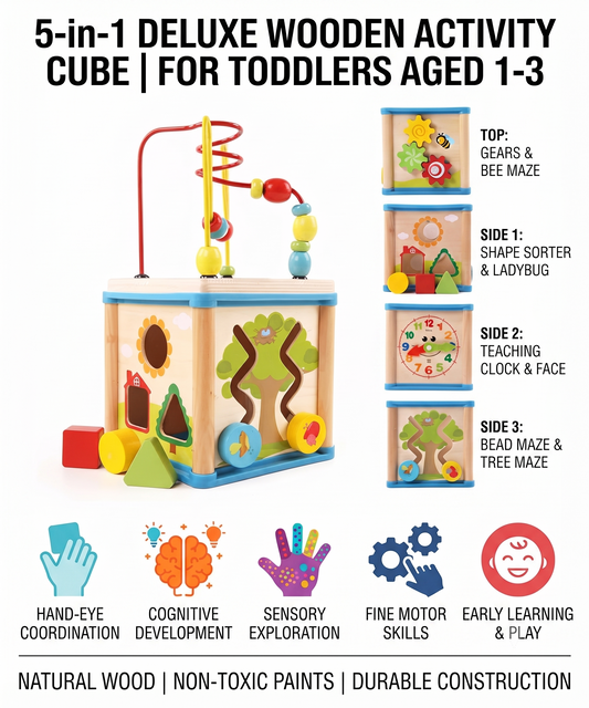 5 in 1 Activity Cube