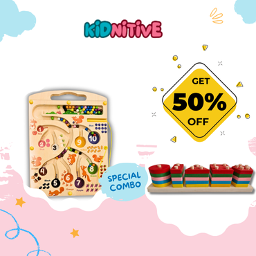 Magnetic Squirrel Feeding + Shape & Color Sorting