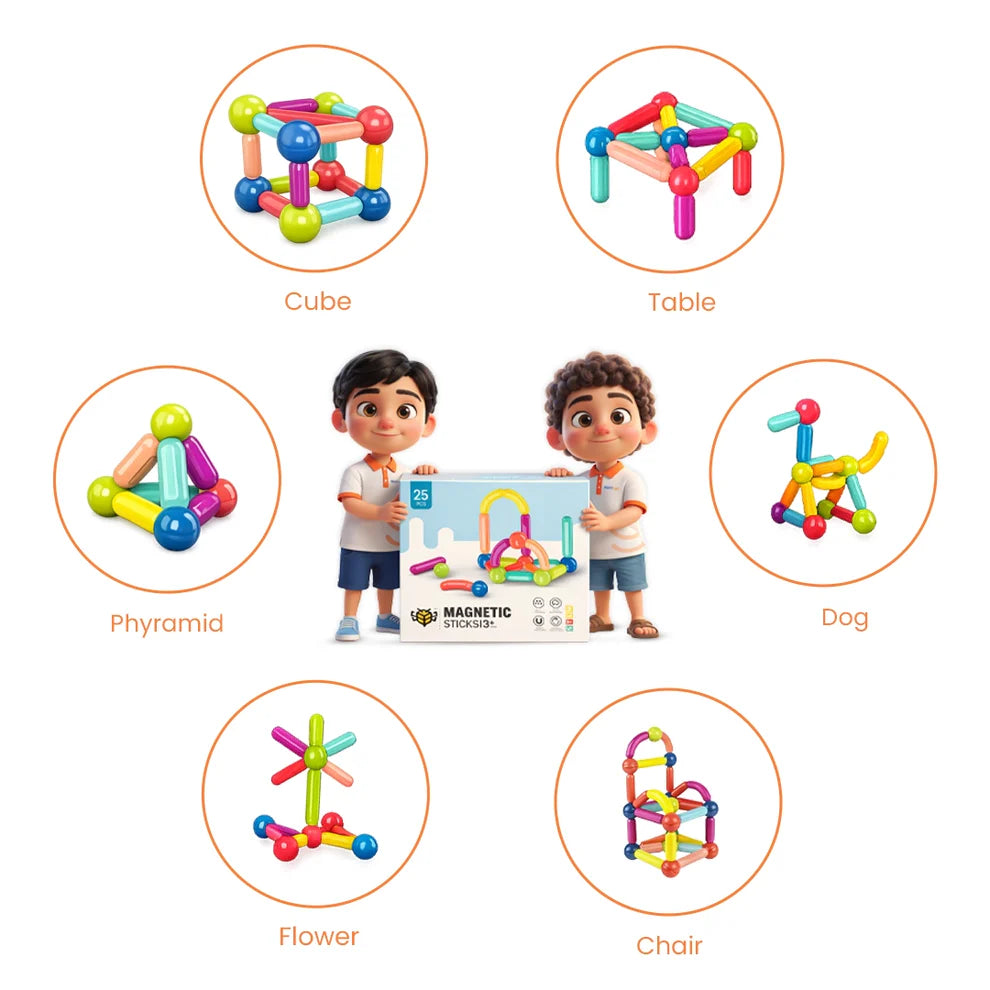 MAGNETIC STICKS & BALLS
