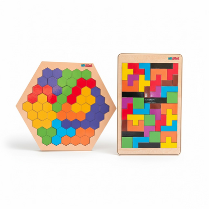 Hexa Tetris Puzzle 2 in 1 Game