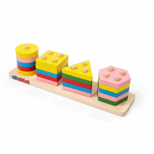 Wooden Color & Shape Sorting