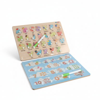 ABCD & Number Nob Puzzle