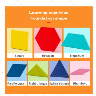 3D Magnetic Tangram Puzzle